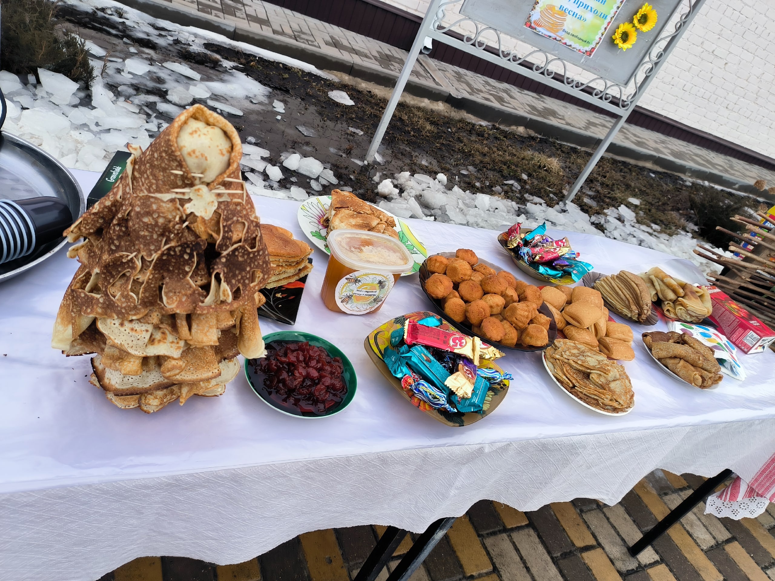 Народное гуляние, посвященное масленице &amp;quot;Прощай зима, приходи весна!&amp;quot;.